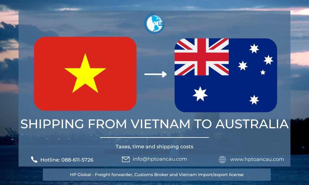 Shipping form VietNam to australia