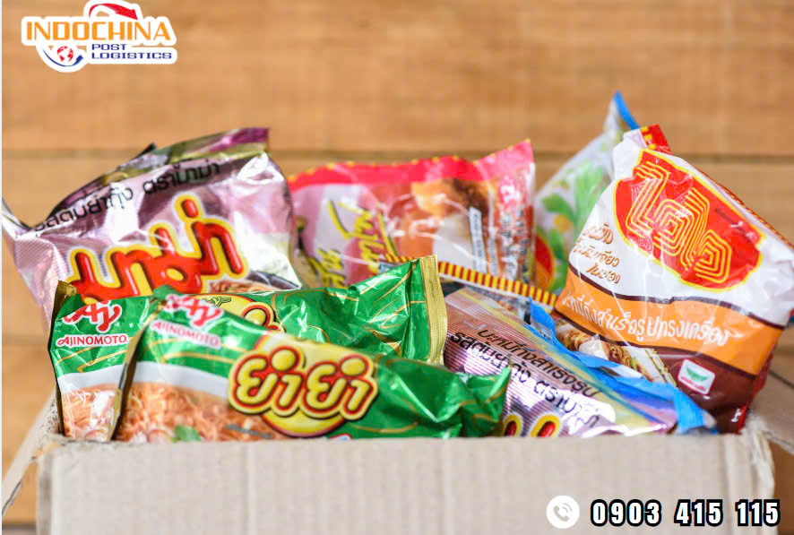 Expédition rapide de produits alimentaires séchés de Hanoï vers la France avec IndochinaPost