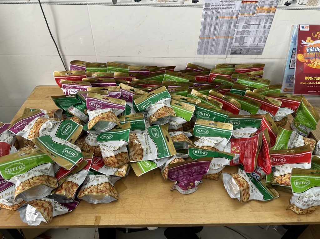 Expédition de produits alimentaires secs vers les Pays-Bas par voie aérienne