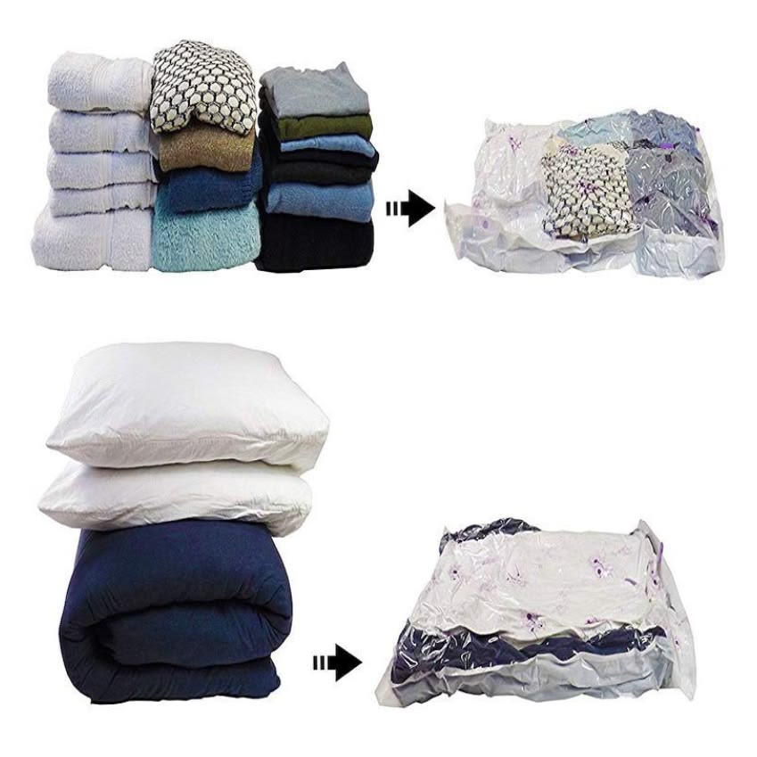 Mettre sous vide le linge volumineux