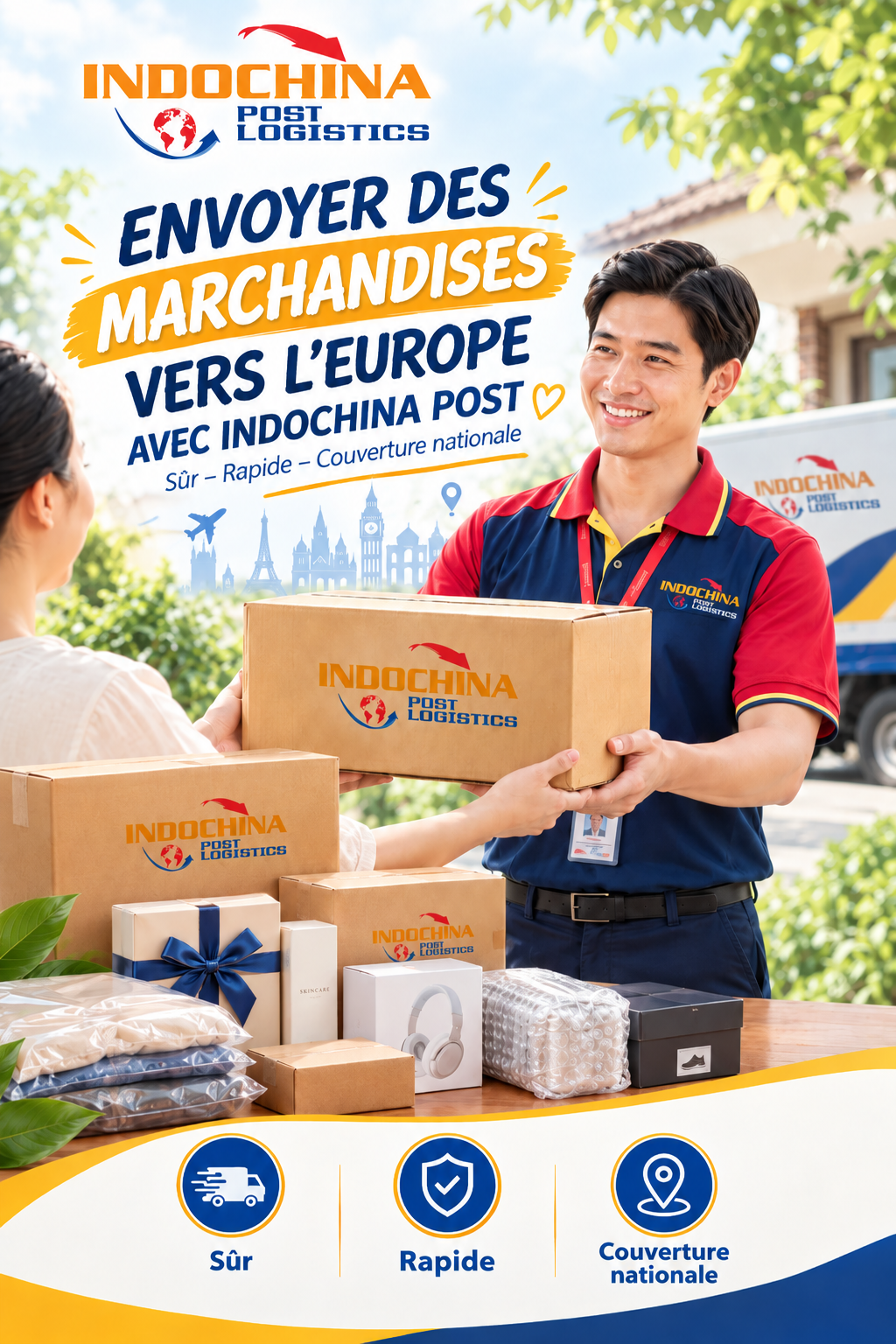 envoyer des marchandises en Europe envoyer des marchandises en Europe