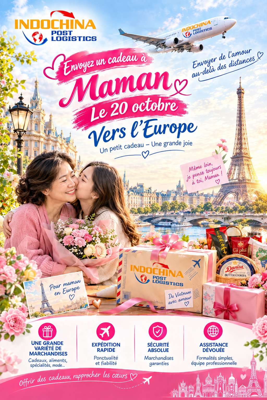 Envoyer un cadeau à sa mère au Vietnam depuis l’Europe