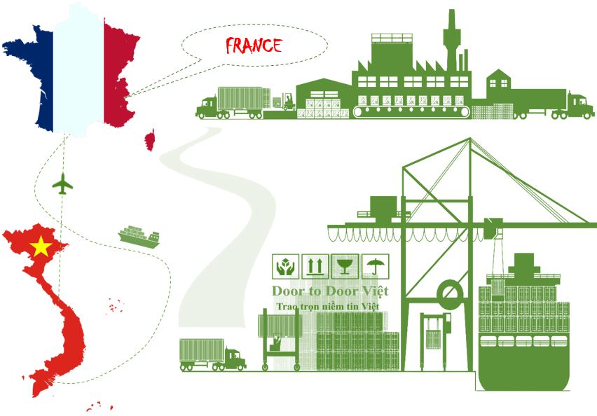 Service de Transport Porte à Porte Entre le Vietnam et la France
