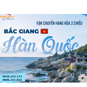 Gửi hàng từ Bắc Giang đi Hàn Quốc