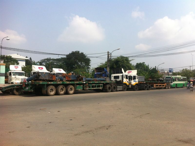 Vận chuyển vận chuyển đường bộ từ Bắc Giang sang Phnom Penh