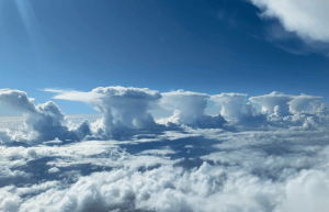 Hình ảnh hiếm có mà phi công ghi lại.