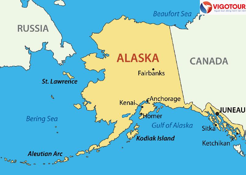 Booking tải hàng không từ Bắc Giang đi Alaska, Mỹ