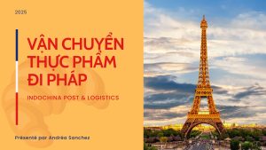 vận chuyển thực phẩm đi pháp