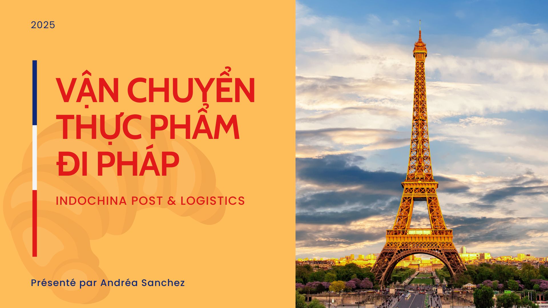 vận chuyển thực phẩm đi pháp