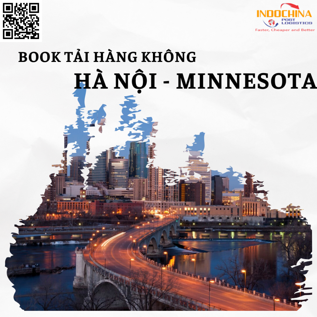 Booking tải hàng không từ Hà Nội - Minnesota