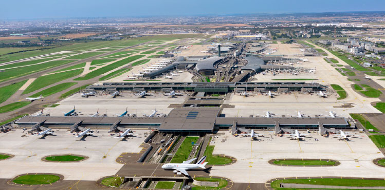Dịch vụ chuyển phát nhanh đi sân bay quốc tế Charles-de-Gaulle (Pháp)