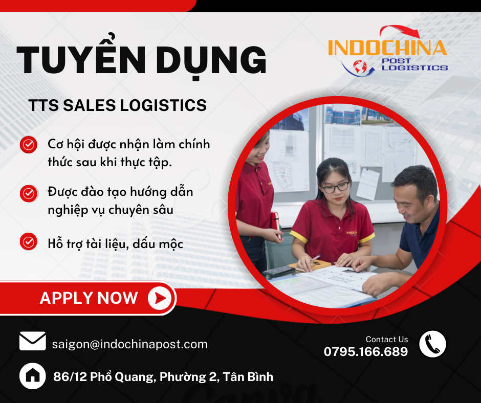 Tuyển dụng TTS Sales Logistics tại Hồ Chí Minh - Tháng 9/2024