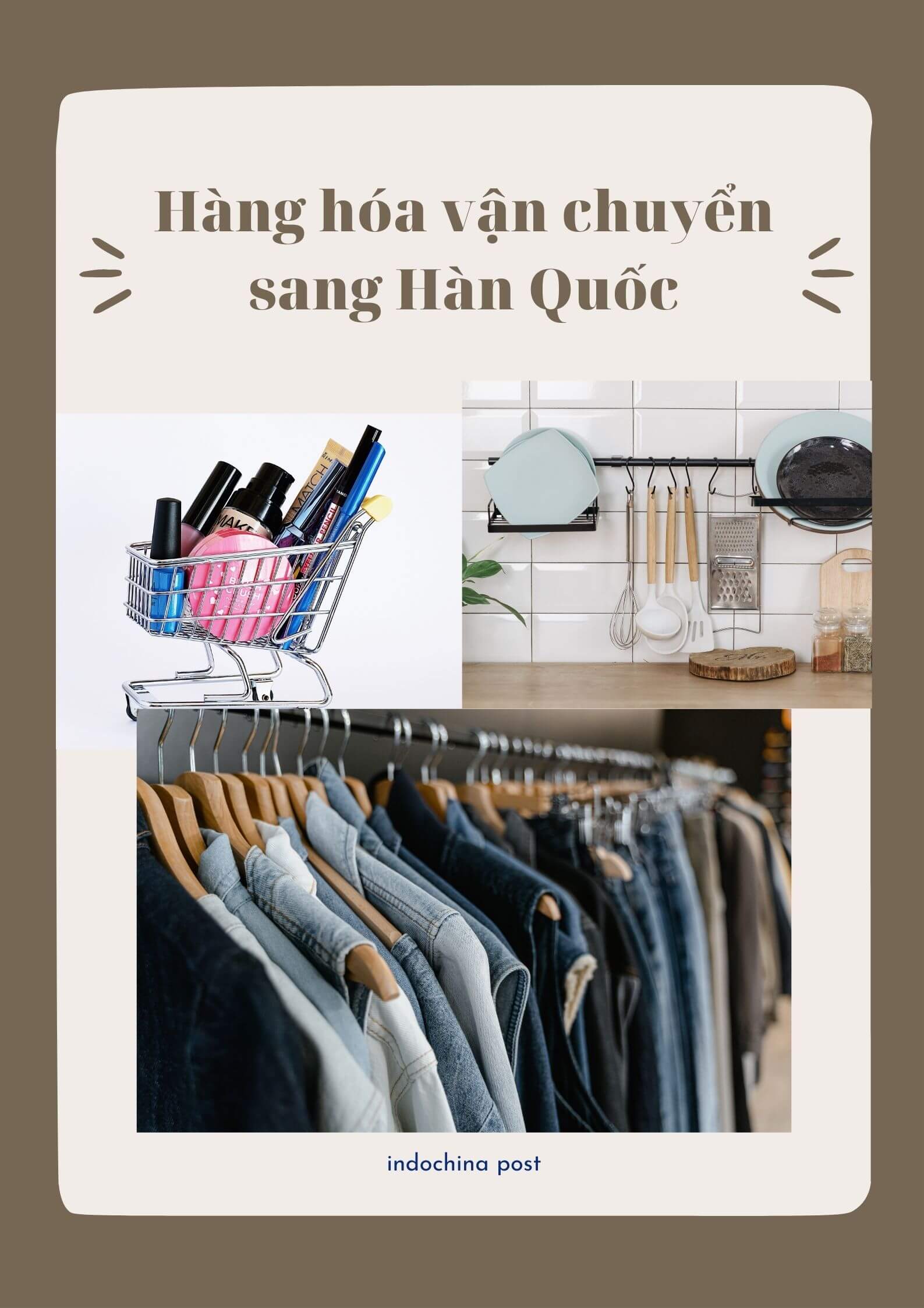 Các loại hàng hóa vận chuyển sang Hàn Quốc