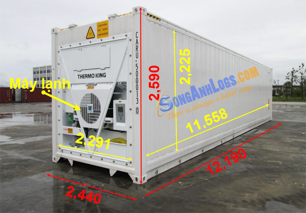 Container 40 feet Lạnh