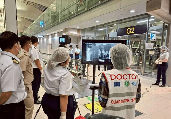 Thái Lan đã triển khai sàng lọc y tế tại sân bay đối với hành khách đến từ vùng dịch vi rút Nipah