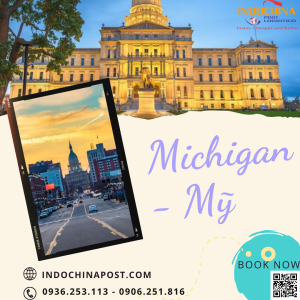 Book tải hàng không từ Hà Nội đi Michigan