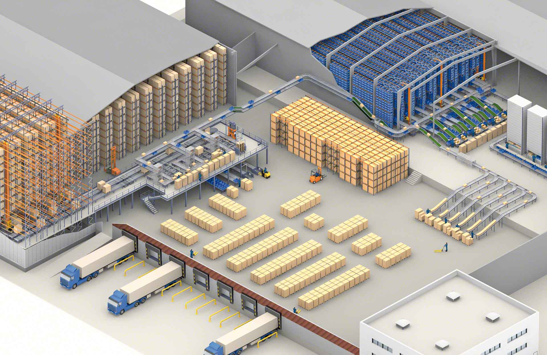 Công nghệ trong quản lý các kho hàng 