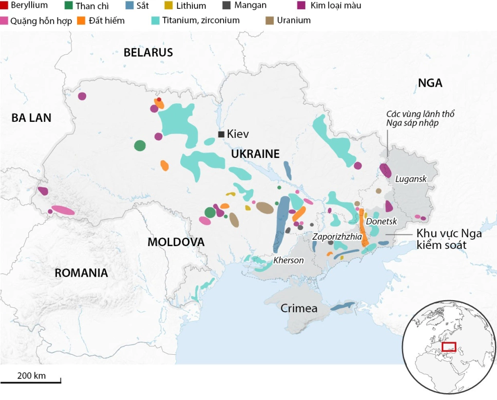 Ngành Khoáng Sản Ukraine Trước Biến Cố Chiến Tranh