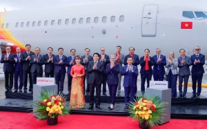 Vietjet nhận chiếc Boeing 737-8 đầu tiên trong đơn hàng lịch sử 200 chiếc trị giá 32 tỷ USD