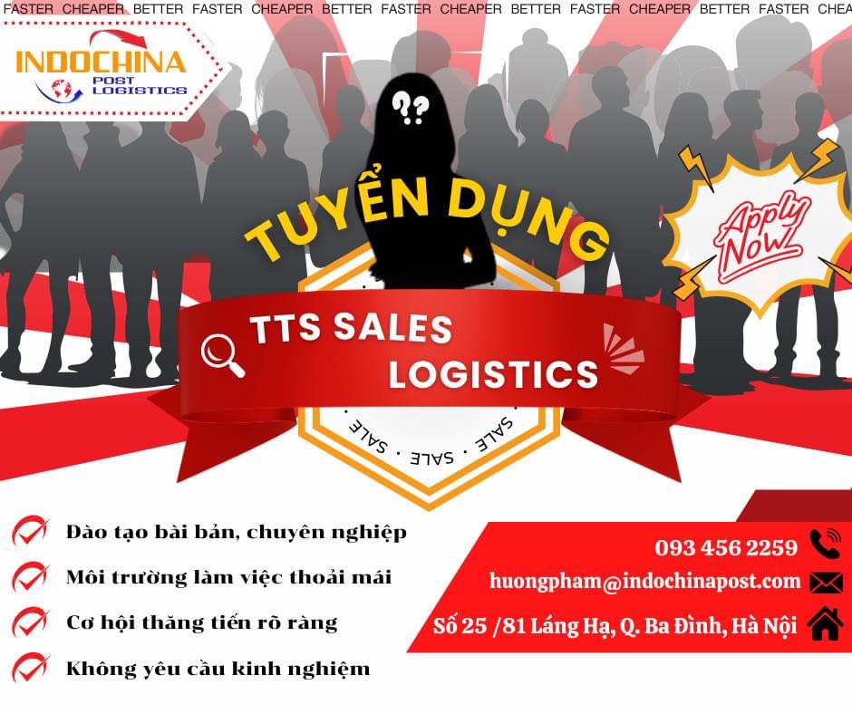 Tuyển thực tập sinh Sales Logistics